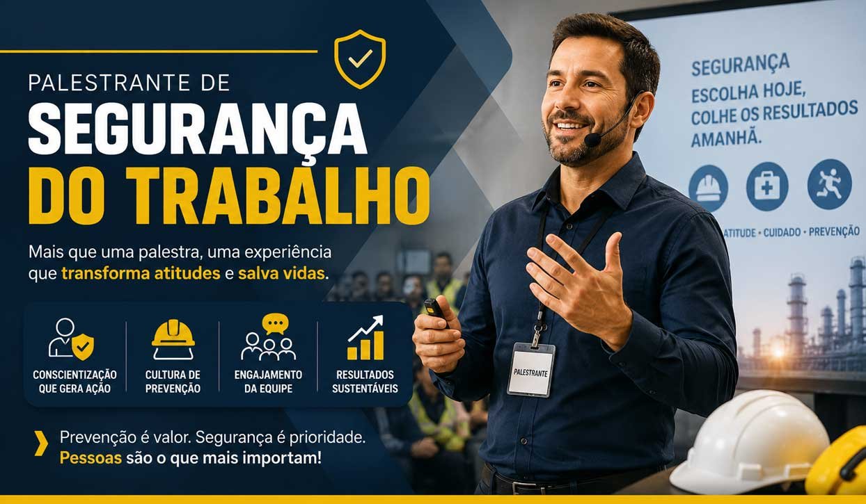 Palestrante de Segurança do Trabalho